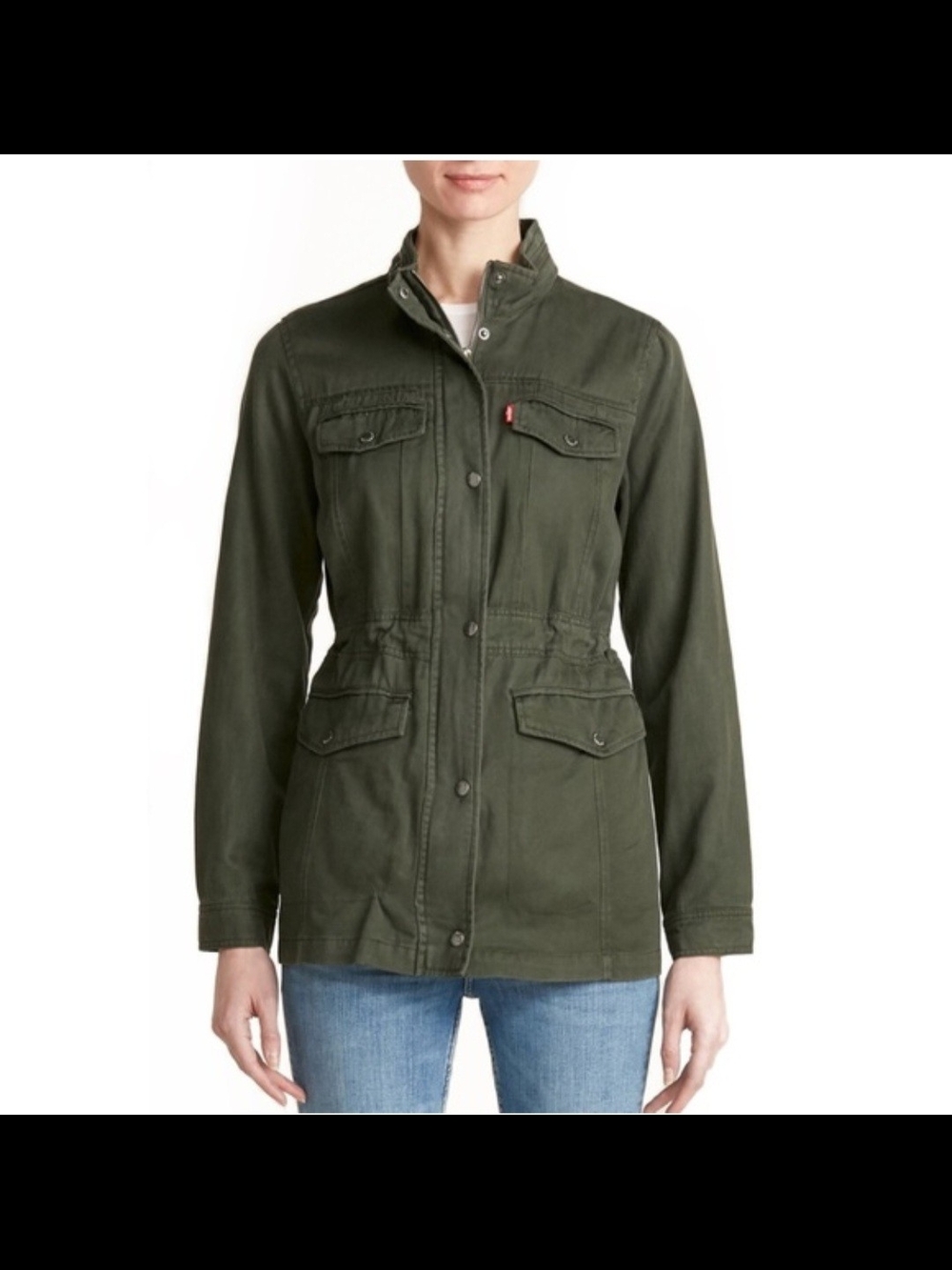 Levi's Olive Green Utility Jacket - Women's
